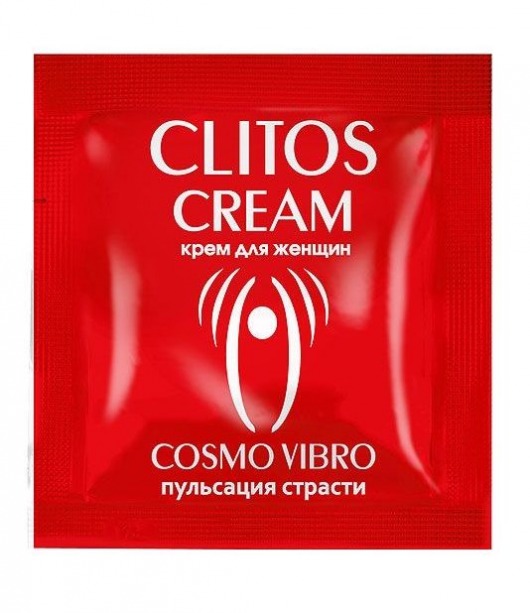 Пробник возбуждающего крема для женщин Clitos Cream - 1,5 гр. - Биоритм - купить с доставкой в Мытищах