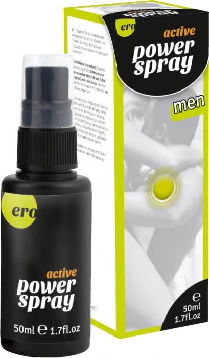 Стимулирующий спрей для мужчин Active Power Spray - 50 мл. - Ero - купить с доставкой в Мытищах