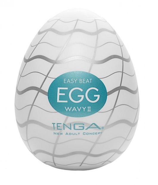 Мастурбатор-яйцо EGG Wavy II - Tenga - в Мытищах купить с доставкой
