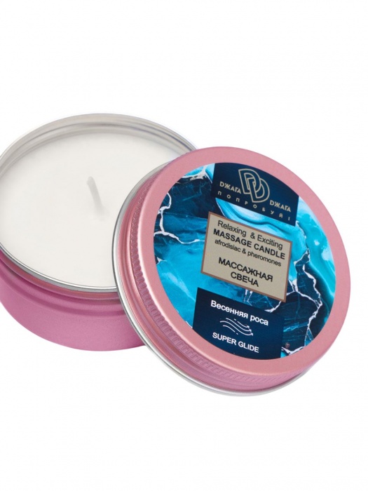 Массажная свеча  Весенняя роса - БиоМед - купить с доставкой в Мытищах
