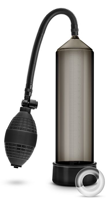 Черная вакуумная помпа VX101 Male Enhancement Pump - Blush Novelties - в Мытищах купить с доставкой