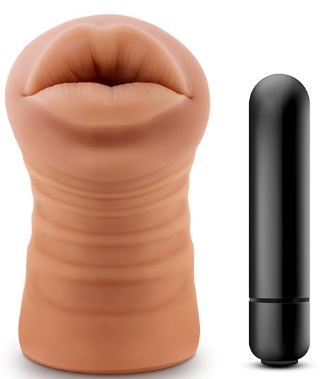 Кофейный мастурбатор-ротик Isabella - Blush Novelties - в Мытищах купить с доставкой