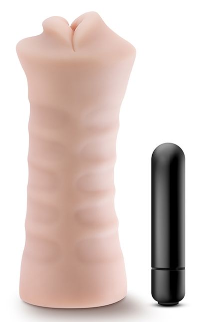 Телесный мастурбатор-ротик Angie - Blush Novelties - в Мытищах купить с доставкой