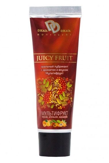 Интимный съедобный лубрикант JUICY FRUIT с ароматом фруктов - 30 мл. - БиоМед - купить с доставкой в Мытищах