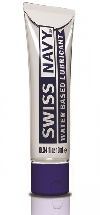 Лубрикант Swiss Navy Water Based Lube на водной основе - 10 мл. - Swiss navy - купить с доставкой в Мытищах