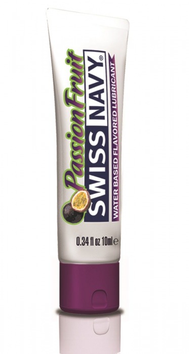 Лубрикант Swiss Navy Passion Fruit Lube с ароматом маракуйи - 10 мл. - Swiss navy - купить с доставкой в Мытищах