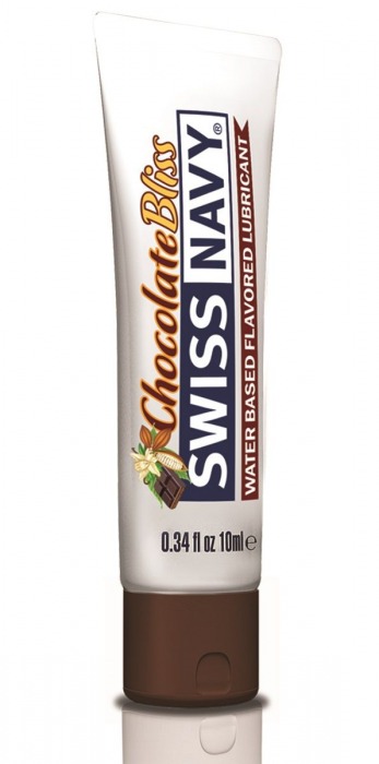 Лубрикант с ароматом шоколада Swiss Navy Chocolate Bliss Lube - 10 мл. - Swiss navy - купить с доставкой в Мытищах