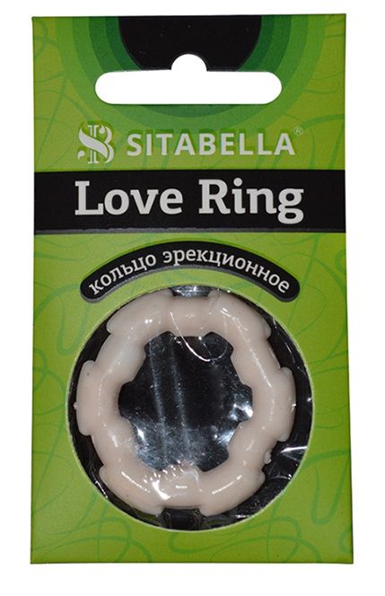 Фигурное эрекционное кольцо из киберкожи - Sitabella - в Мытищах купить с доставкой