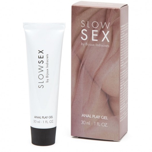 Лубрикант на водной основе Slow Sex Anal Play Gel - 30 мл. - Bijoux Indiscrets - купить с доставкой в Мытищах