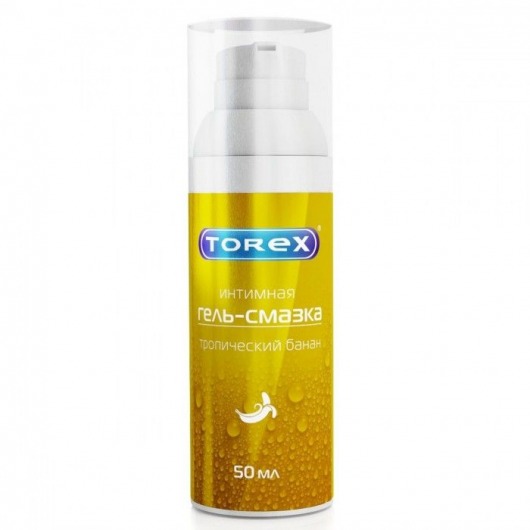 Гель-смазка на водной основе Torex  Тропический банан  - 50 мл. - Torex - купить с доставкой в Мытищах