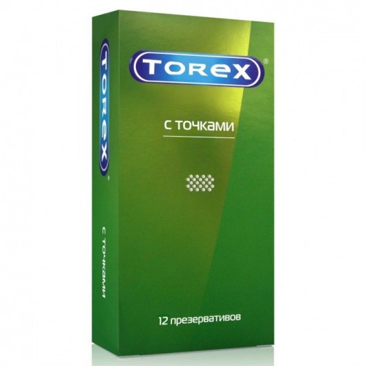 Текстурированные презервативы Torex  С точками  - 12 шт. - Torex - купить с доставкой в Мытищах