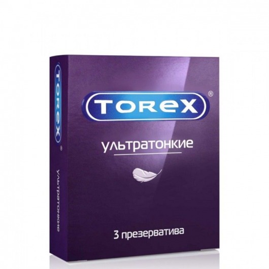 Презервативы Torex  Ультратонкие  - 3 шт. - Torex - купить с доставкой в Мытищах