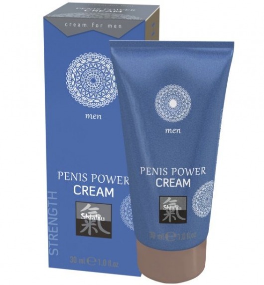Возбуждающий крем для мужчин Penis Power Cream - 30 мл. - Shiatsu - купить с доставкой в Мытищах