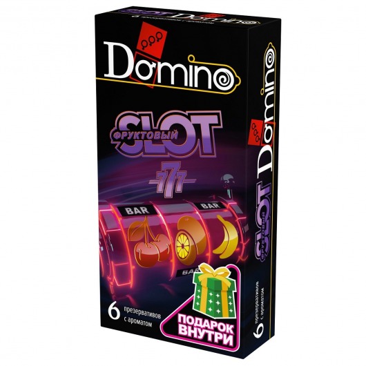 Ароматизированные презервативы DOMINO  Фруктовый слот  - 6 шт. - Domino - купить с доставкой в Мытищах