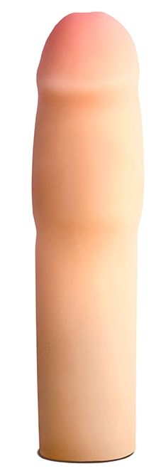 Телесная насадка-удлинитель на пенис PERFORMANCE 1.5INCH COCK XTENDER - 16 см. - Blush Novelties - в Мытищах купить с доставкой