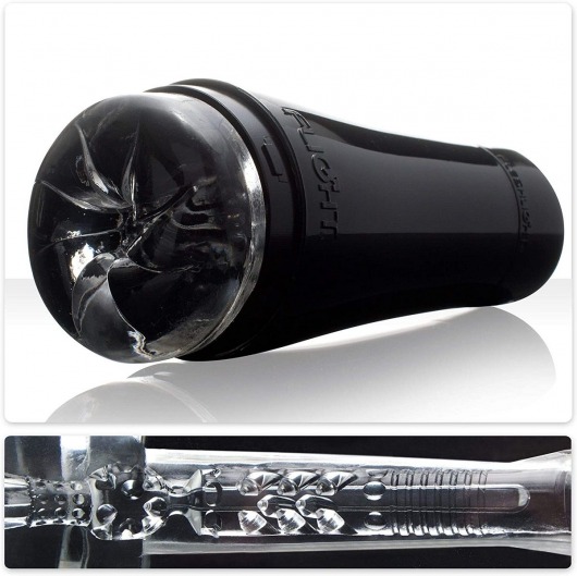 Черный мастурбатор-анус Fleshlight - Flight Pilot - Fleshlight - в Мытищах купить с доставкой
