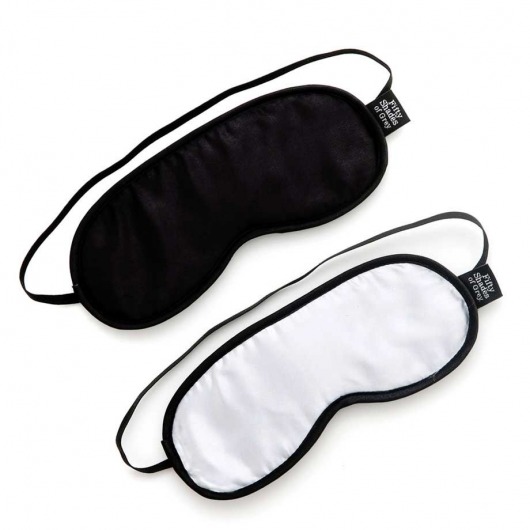 Набор из двух масок на глаза Soft Blindfold Twin Pack - Fifty Shades of Grey - купить с доставкой в Мытищах