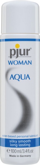 Лубрикант на водной основе pjur WOMAN Aqua - 100 мл. - Pjur - купить с доставкой в Мытищах