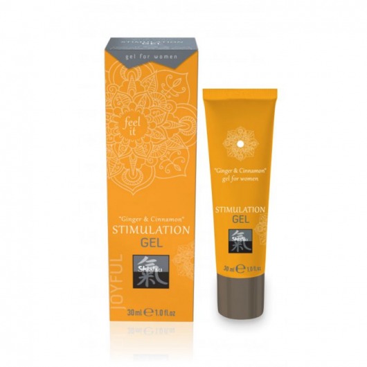 Возбуждающий интимный гель STIMULATION GEL Ginger   Cinnamon - 30 мл. - Shiatsu - купить с доставкой в Мытищах