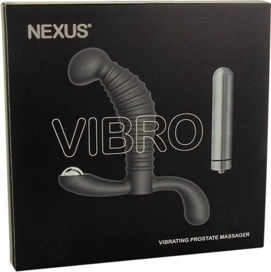 Стимулятор простаты Nexus Vibro Black - 10,2 см. - Nexus Range - в Мытищах купить с доставкой
