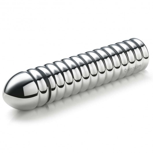 Рельефный фаллос для интенсивного электросекса Groovey George - 20 см. - MyStim - купить с доставкой в Мытищах