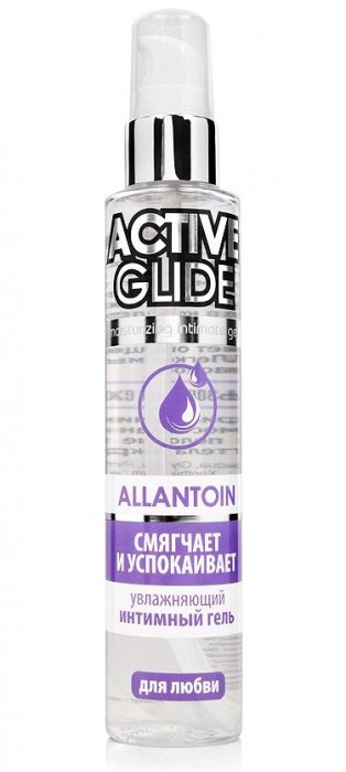 Увлажняющий интимный гель Active Glide Allantoin - 100 гр. - Биоритм - купить с доставкой в Мытищах