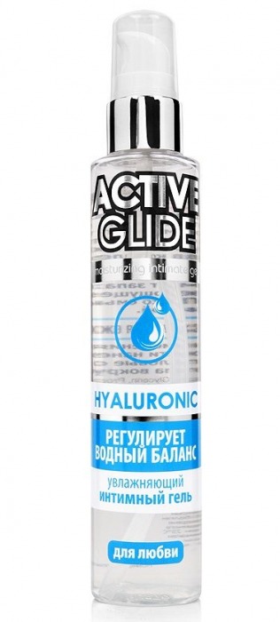 Увлажняющий интимный гель Active Glide Hyaluronic - 100 гр. - Биоритм - купить с доставкой в Мытищах