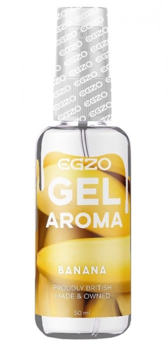 Интимный лубрикант EGZO AROMA с ароматом банана - 50 мл. - EGZO - купить с доставкой в Мытищах
