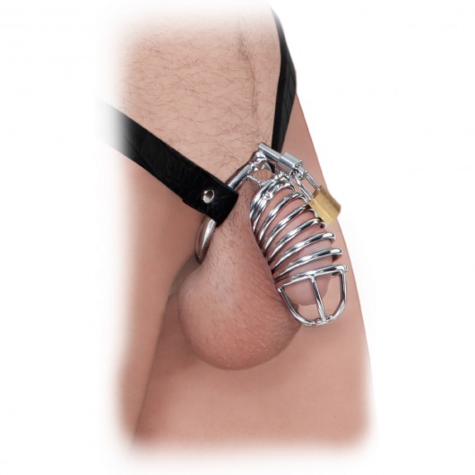Кольцо верности Extreme Chastity Belt с фиксацией головки - Pipedream - купить с доставкой в Мытищах