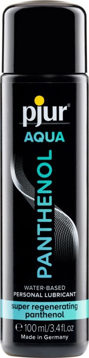Лубрикант на водной основе с пантенолом pjur AQUA Panthenol - 100 мл. - Pjur - купить с доставкой в Мытищах