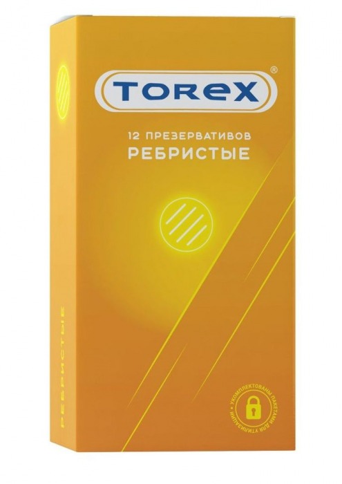 Текстурированные презервативы Torex  Ребристые  - 12 шт. - Torex - купить с доставкой в Мытищах