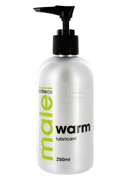 Лубрикант с согревающим эффектом MALE Cobeco Warm Lubricant - 250 мл. - Cobeco - купить с доставкой в Мытищах