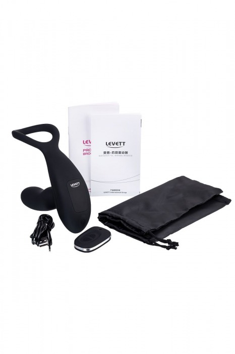 Черный стимулятор простаты Maud с вибрацией - Levett - в Мытищах купить с доставкой