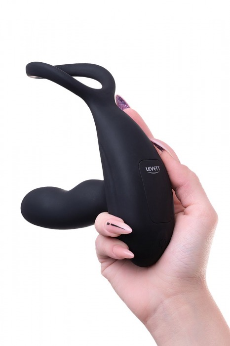 Черный стимулятор простаты Maud с вибрацией - Levett - в Мытищах купить с доставкой