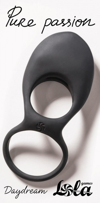Черное эрекционное виброкольцо Daydream - Lola Games - в Мытищах купить с доставкой