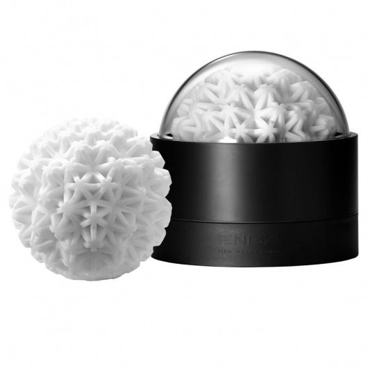 Белый мастурбатор Tenga Geo Coral - Tenga - в Мытищах купить с доставкой