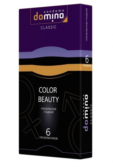 Разноцветные презервативы DOMINO Colour Beauty - 6 шт. - Domino - купить с доставкой в Мытищах