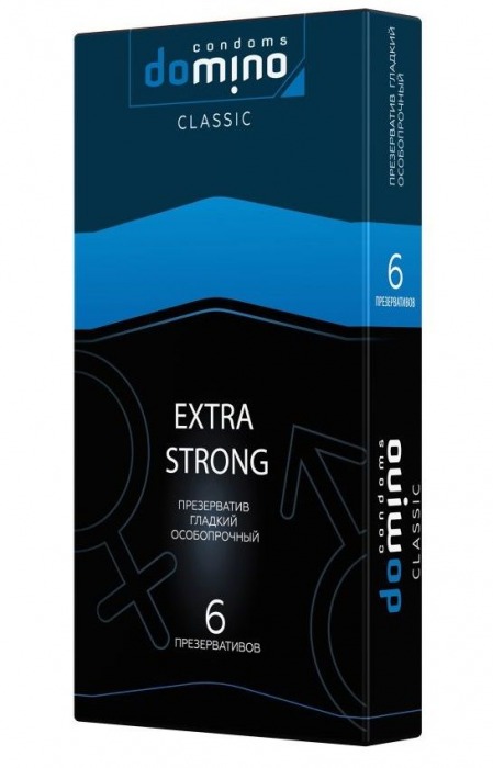 Суперпрочные презервативы DOMINO Extra Strong - 6 шт. - Domino - купить с доставкой в Мытищах