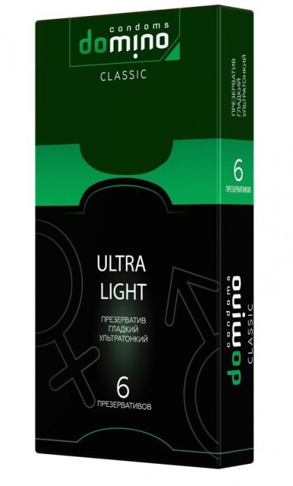Супертонкие презервативы DOMINO Ultra Light - 6 шт. - Domino - купить с доставкой в Мытищах
