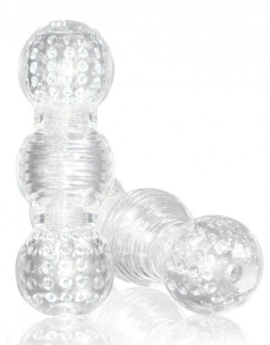 Прозрачный фигурный мастурбатор Master Stroker - Blush Novelties - в Мытищах купить с доставкой