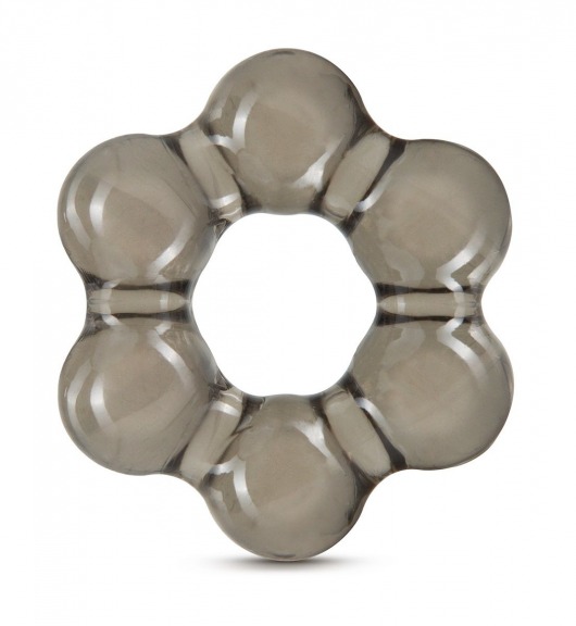 Дымчатое эрекционное кольцо Stay Hard Thick Bead Cock Ring - Blush Novelties - в Мытищах купить с доставкой