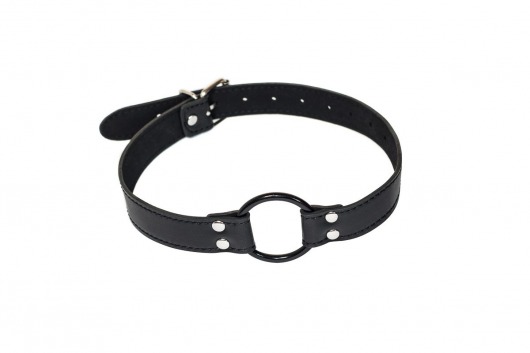 Черный кляп-кольцо Modesty - Lola Games - купить с доставкой в Мытищах