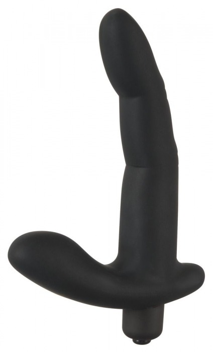 Черный вибромассажер простаты Naughty Finger Prostate Vibe - 13,8 см. - Orion - в Мытищах купить с доставкой