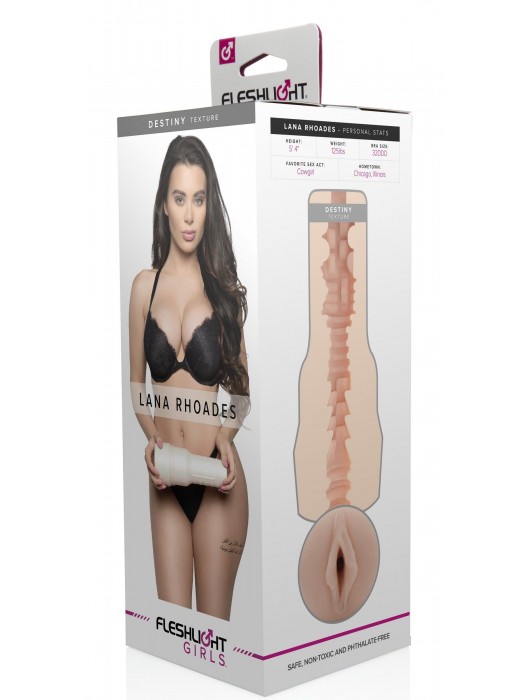 Мастурбатор-вагина Fleshlight Girls - Lana Rhoades Destiny - Fleshlight - в Мытищах купить с доставкой