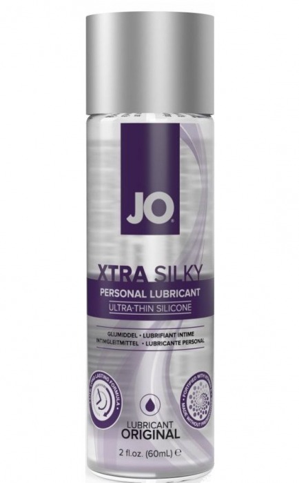 Лубрикант на силиконовой основе JO Xtra Silky - 60 мл. - System JO - купить с доставкой в Мытищах