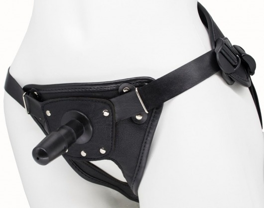 Черный пояс для насадок BEST CLASS STRAP - LOVETOY (А-Полимер) - купить с доставкой в Мытищах