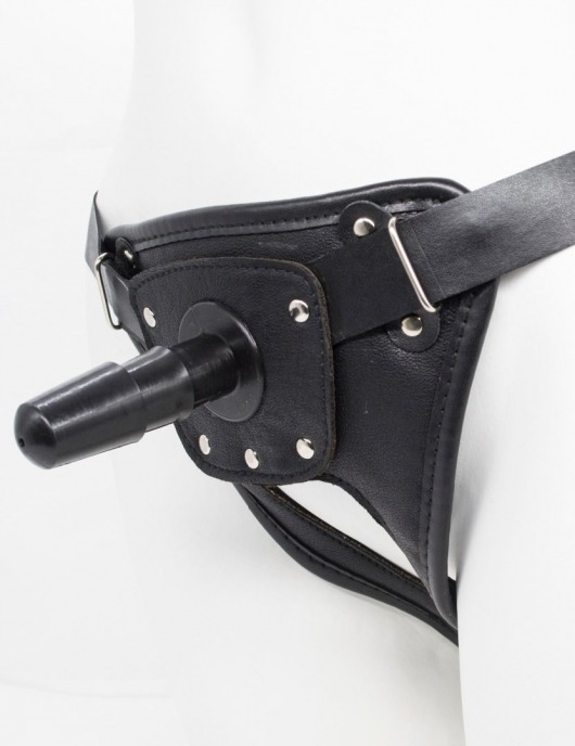 Черный пояс для насадок CLASS STRAP Restyling - LOVETOY (А-Полимер) - купить с доставкой в Мытищах
