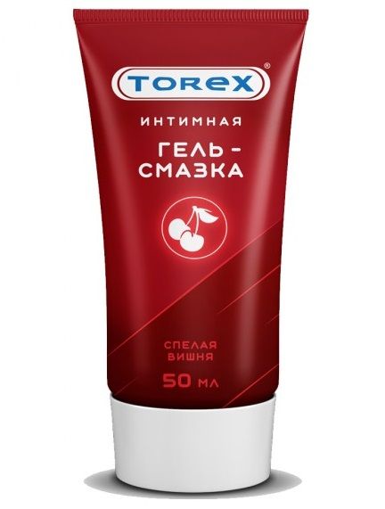 Смазка на водной основе TOREX  Спелая вишня  - 50 мл. - Torex - купить с доставкой в Мытищах