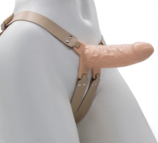 Телесный мужской парапротез MEN STYLE - 15 см. - LOVETOY (А-Полимер) - купить с доставкой в Мытищах