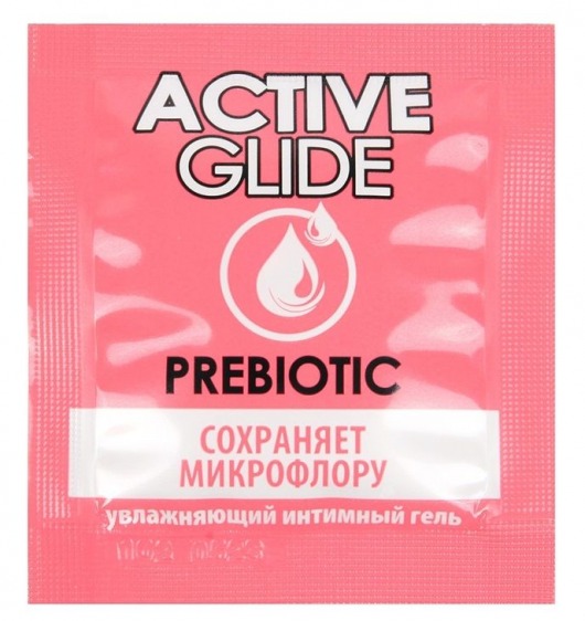 Лубрикант на водной основе Active Glide с пребиотиком - 3 гр. - Биоритм - купить с доставкой в Мытищах